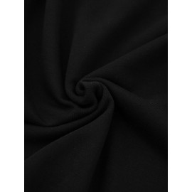 Mens Christmas Snowflake Cat Print Crew Neck Pullover Sweatshirts Winter